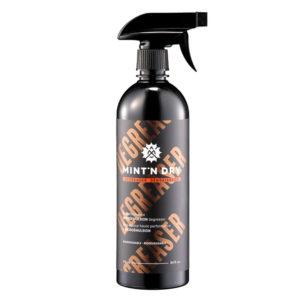 MINT’N DRY Bike Degreaser – No-Rinse Chain &amp; Drivetrain Cleaner