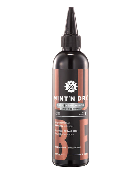 MINT’N DRY E-Bike Chain Lube – Ceramic Bike Chain Lubricant for High-Torque E-Bikes