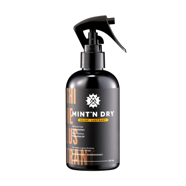 MINT'N DRY Bike Shine - Silicone-Free Protection Against Dust, Water, and UV Damage